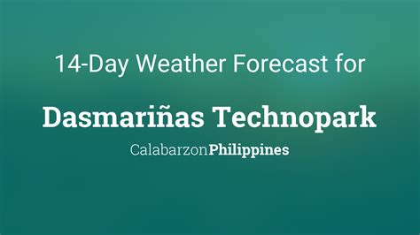 weather forecast dasmariñas cavite